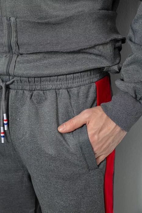 Чоловічий спортивний костюм сірий якісний