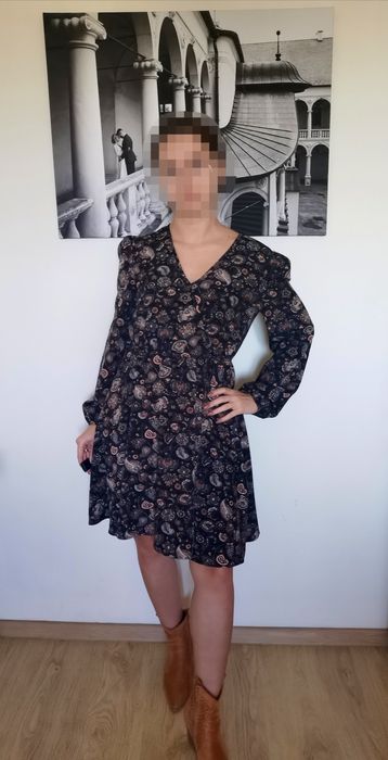 Sukienka we wzory Paisley