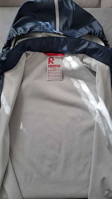 Kurtka dziecięca przeciwdeszczowa Reima Lampi rozmiar 128 jak nowa