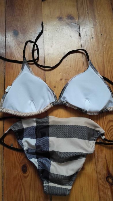 Bikini Burberry duża kratka