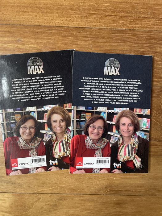 Livros da Coleção Inspetor Max