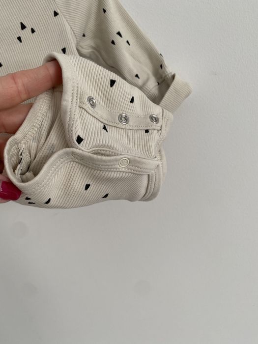 Body lindex kopertowe 50 beżowe czarny wzorek