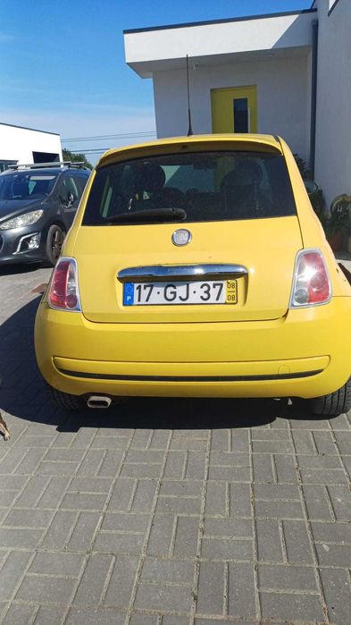 Fiat 500 Amarelo a Diesel