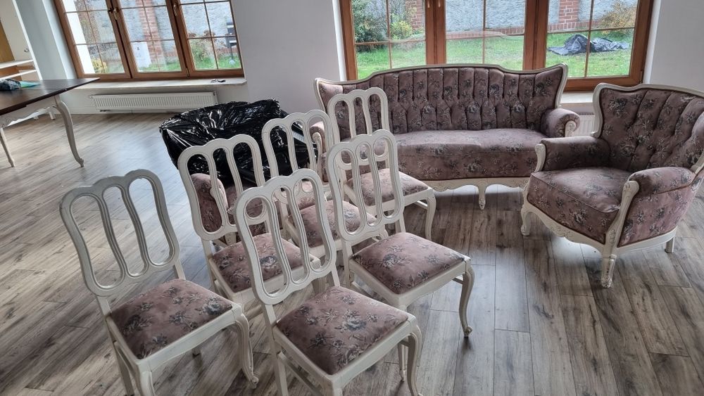 Meble salon i jadalnia - styl prowansalski