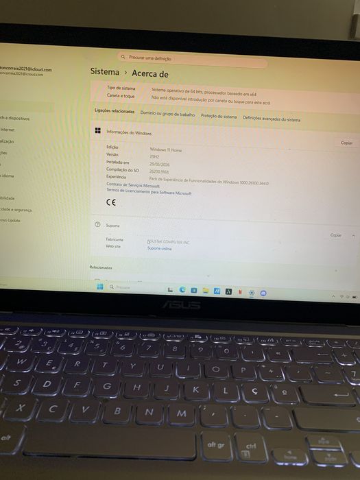 Portatil Asus Ryzen 5 8GB Ram