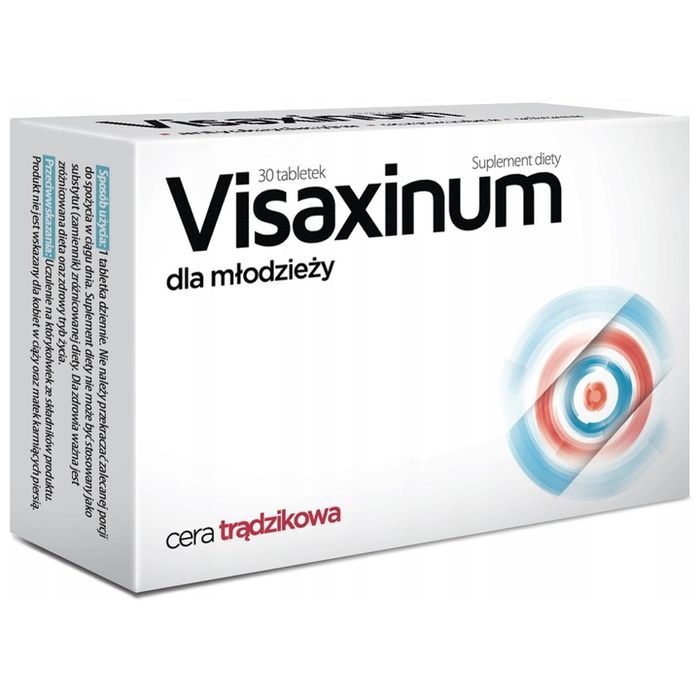 visaxinum trądzik oczyszczenie zdrowa skóra 30 tab