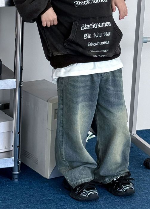 Джинси Баггі темно сині