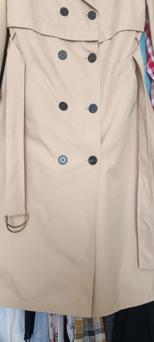 Плащ, тренч бежевий, новий жіночий 36