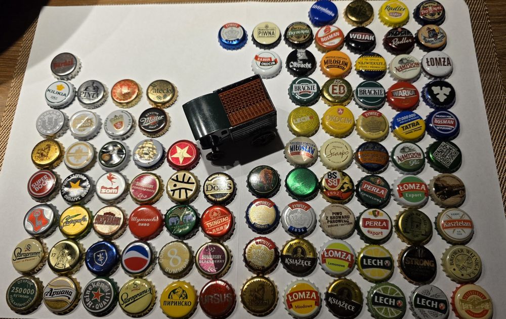 Kapsle polskie i zagraniczne plus Żywiec