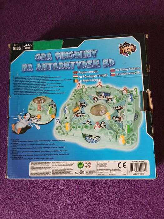 Gra Planszowa Pingwiny na Antarktydzie 3D
