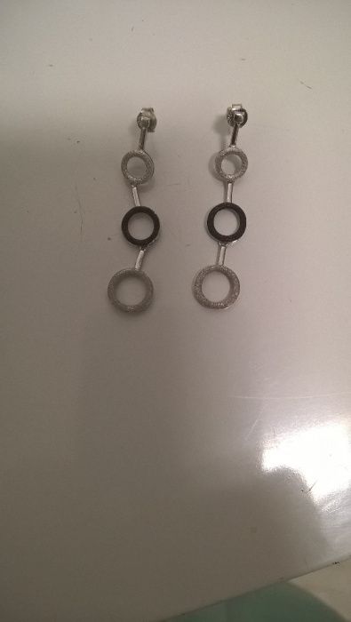 Brincos pendentes prata