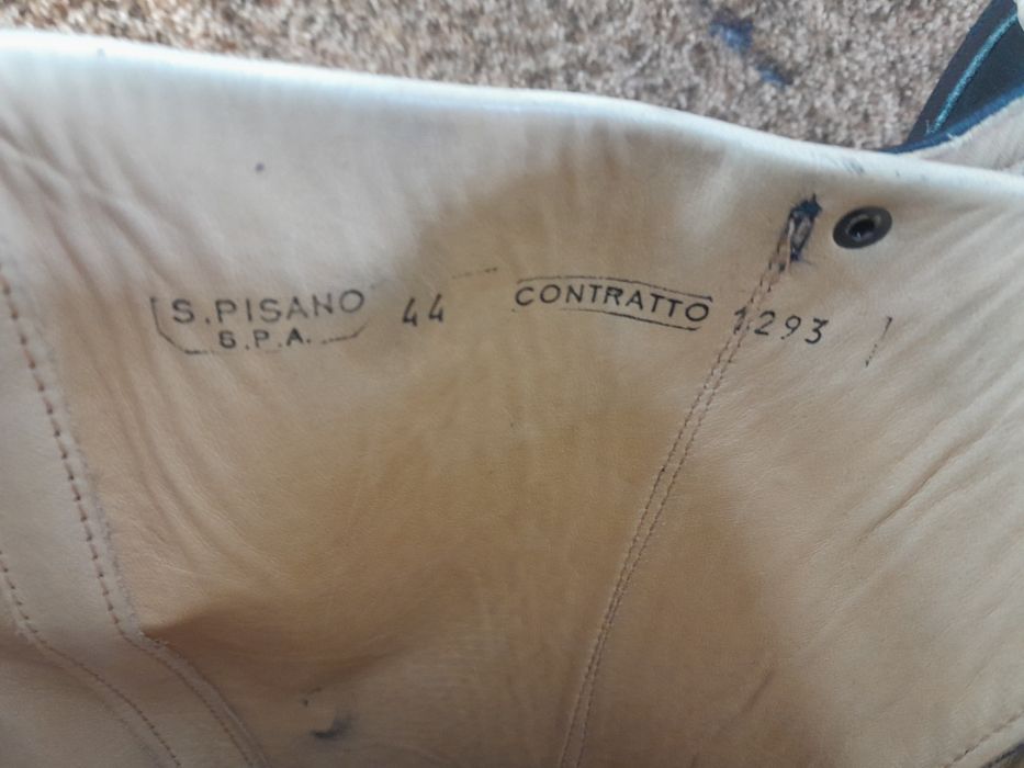 Чоботи , мотоботи карабінерів S.Pisano Contrstto 44 розмір.