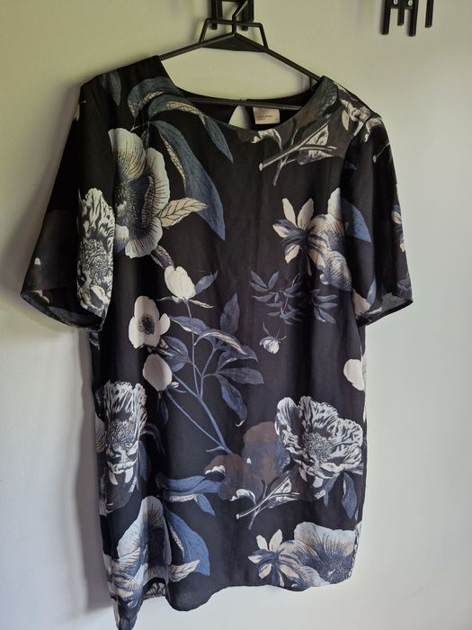 Sukienka  w kwiaty, dłuższa vero moda XL 42