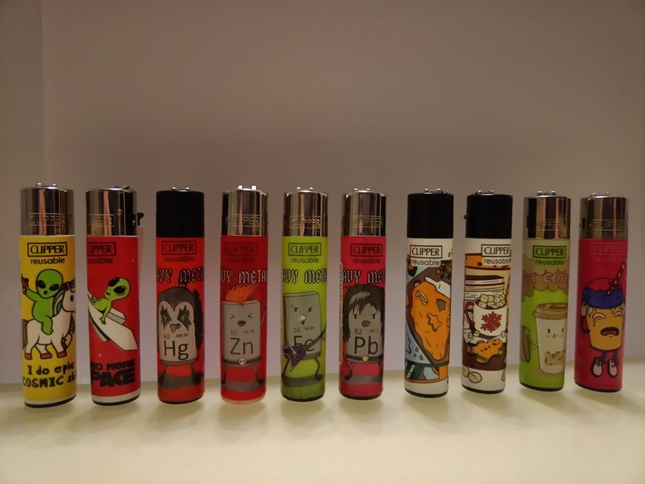 Зажигалки новые Clipper