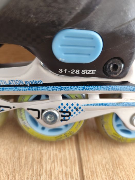 Роликові ковзани дитячі 28-34р. розсувні, ролики