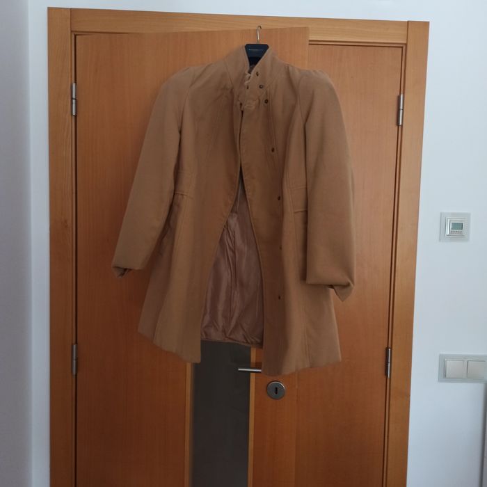 Casaco 3/4 quente, beige,40,