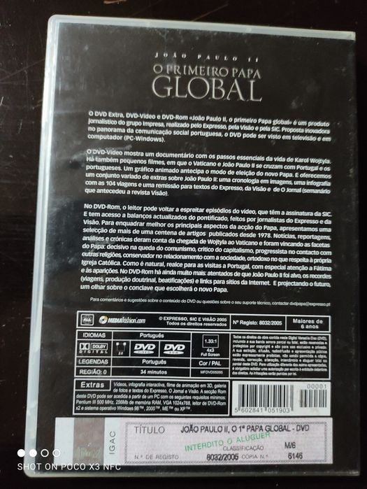 DVD Papa João Paulo II