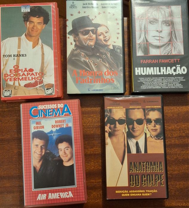 11 Cassetes vídeo vhs vários géneros