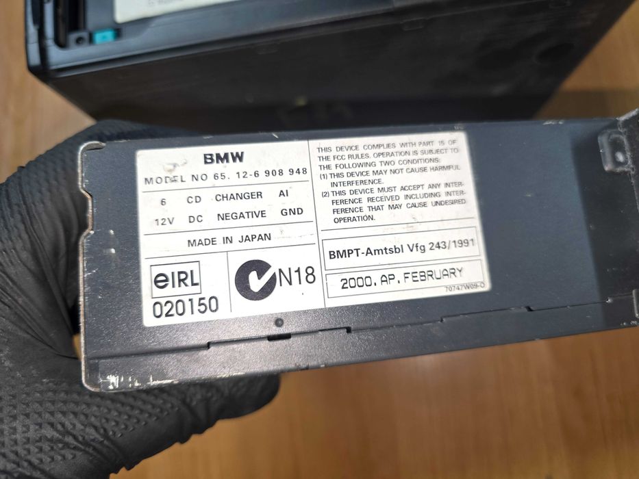 BMW E39 E46 E53 E83 Zmieniarka Płyt Magazynek 6CD