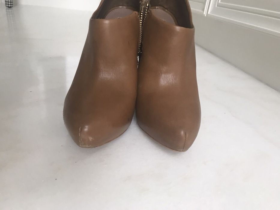 ZARA Buty botki r.37 (100% skora)