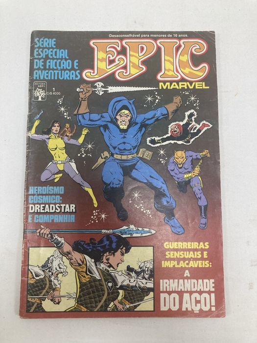 3 Revistas BD EPIC nº 1, 2 e 3