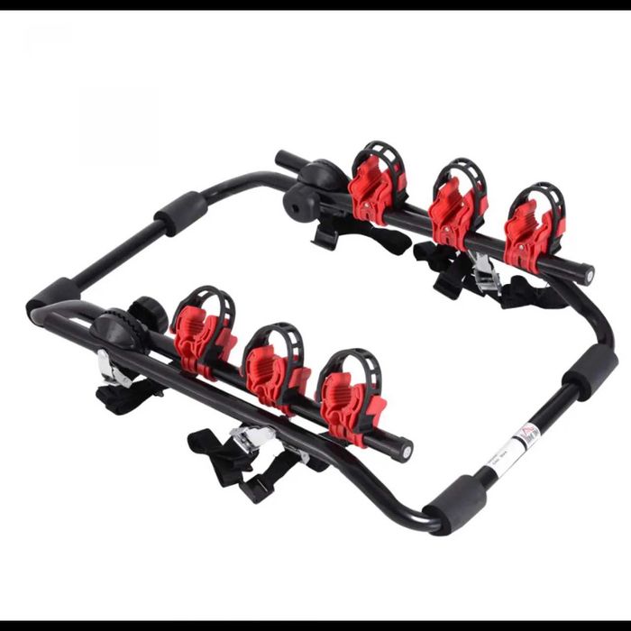 D50-Suporte Bicicletas Carro 3 Bicicletas Universal Carga 40 kg