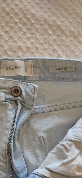 Calças ganga clara Pull & Bear