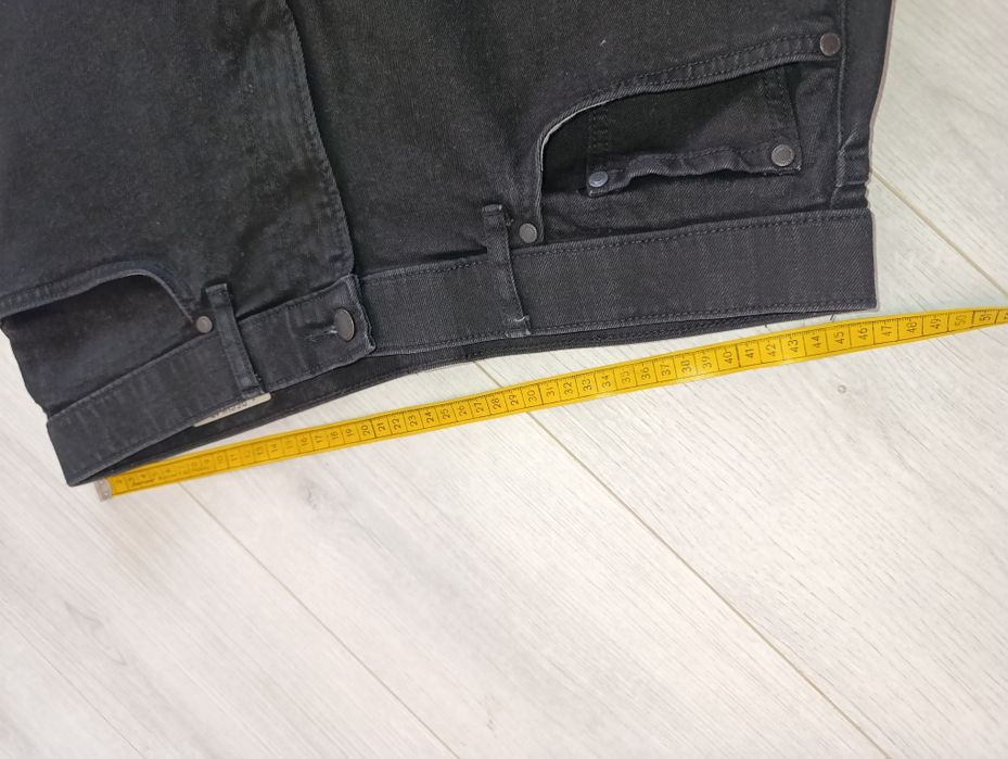 Spodnie Jeansowe Czarne Xl