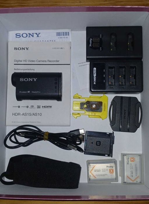Câmara de Acção Sony HDR-AS15 + Acessórios