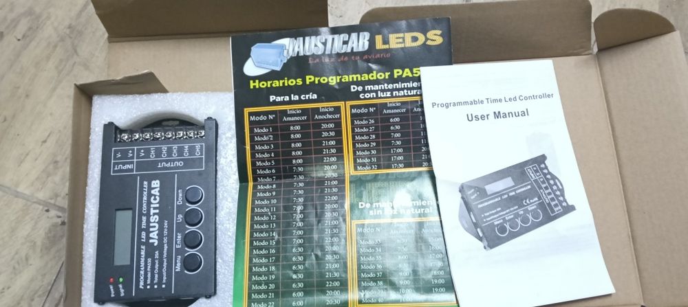 Programador amanhecer - anoitecer para tiras de ledes