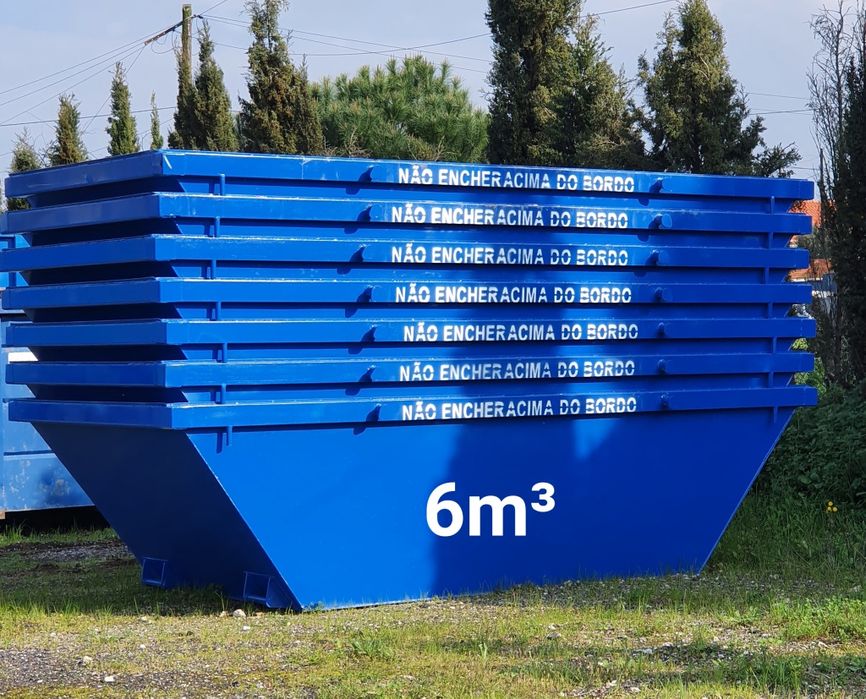 CONTENTORES p/recolha transporte de todo o tipo de entulho e resíduos