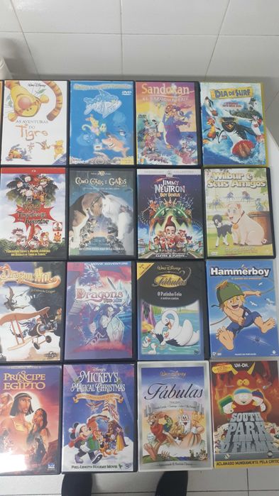 DVD´s de banda desenhada 96 unidades