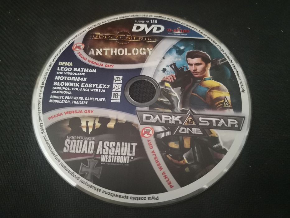 CD-Action DVD 11/2008 nr 158 : Sudden Strike Anthology, Dark Star One