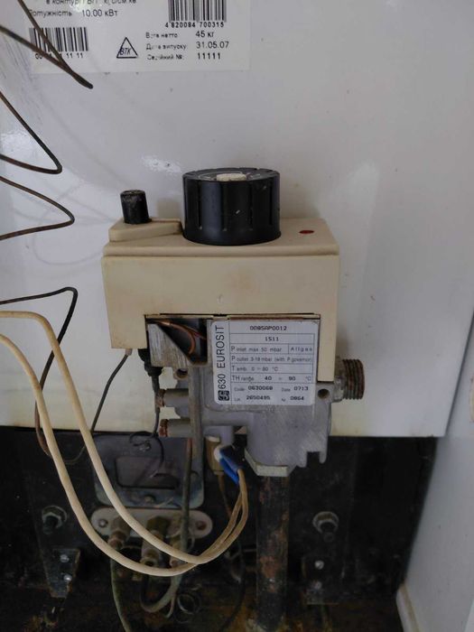 Газовий котел АТОН АОГВМ-10Е 10 кВт, Eurosit 630