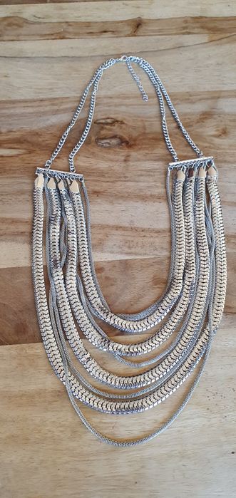 Srebrny naszyknik kleopatra cudo impreza ozdoba