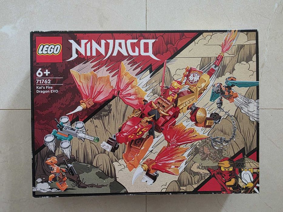 Lego 71762 Kai's Fire Dragon EVO - Novo, Selado e Descontinuado