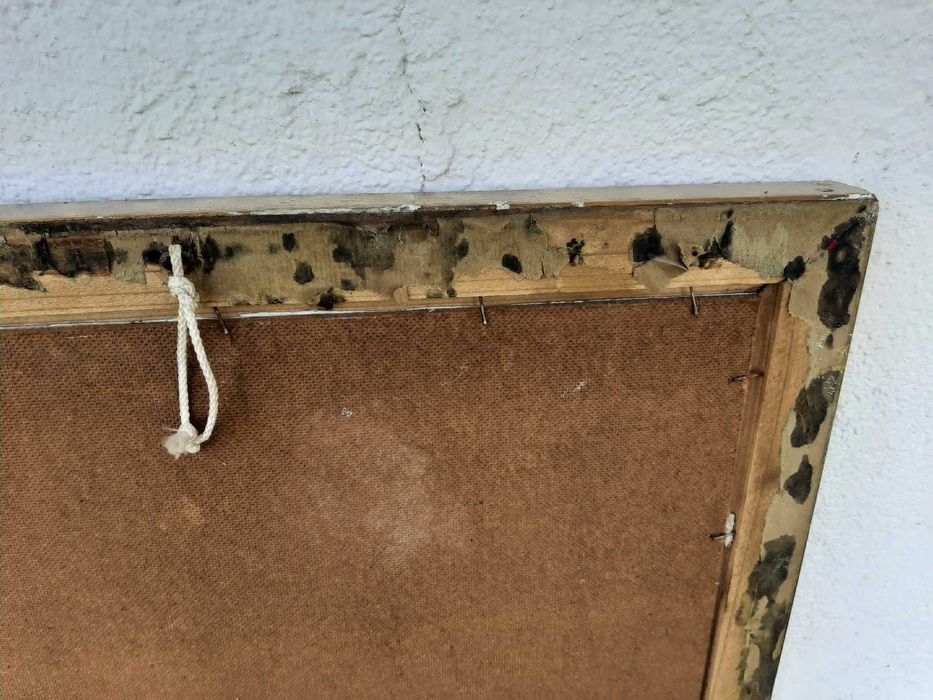 Moldura de quadro - artigo vintage para reaproveitar