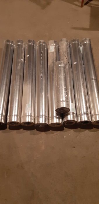 Rura izolowana 80/120 wkład kominkowy