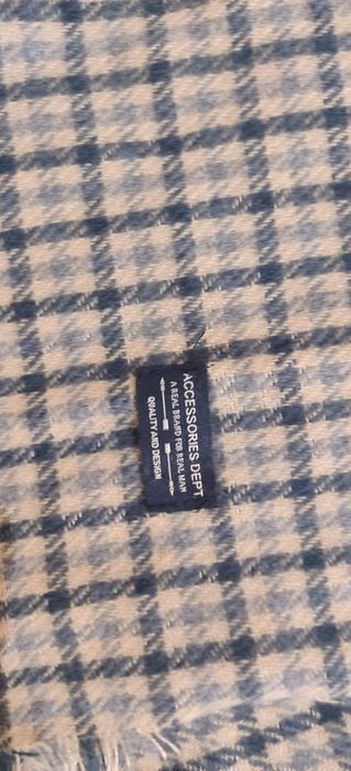 Cachecol padrão quadrados