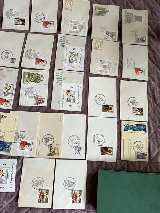 Jan paweł II pielgrzymka do polski 1983 rok koperty i znaczki