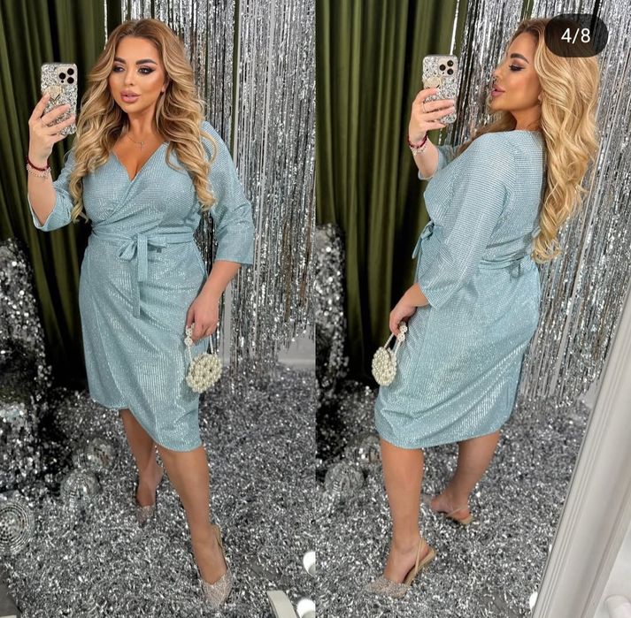 Святкова сукня на запах