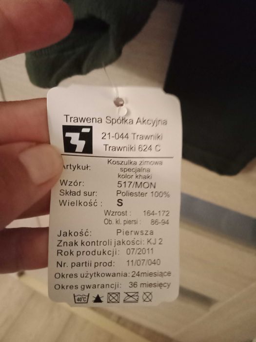 Komplet bielizny zimowej wojskowej roz S