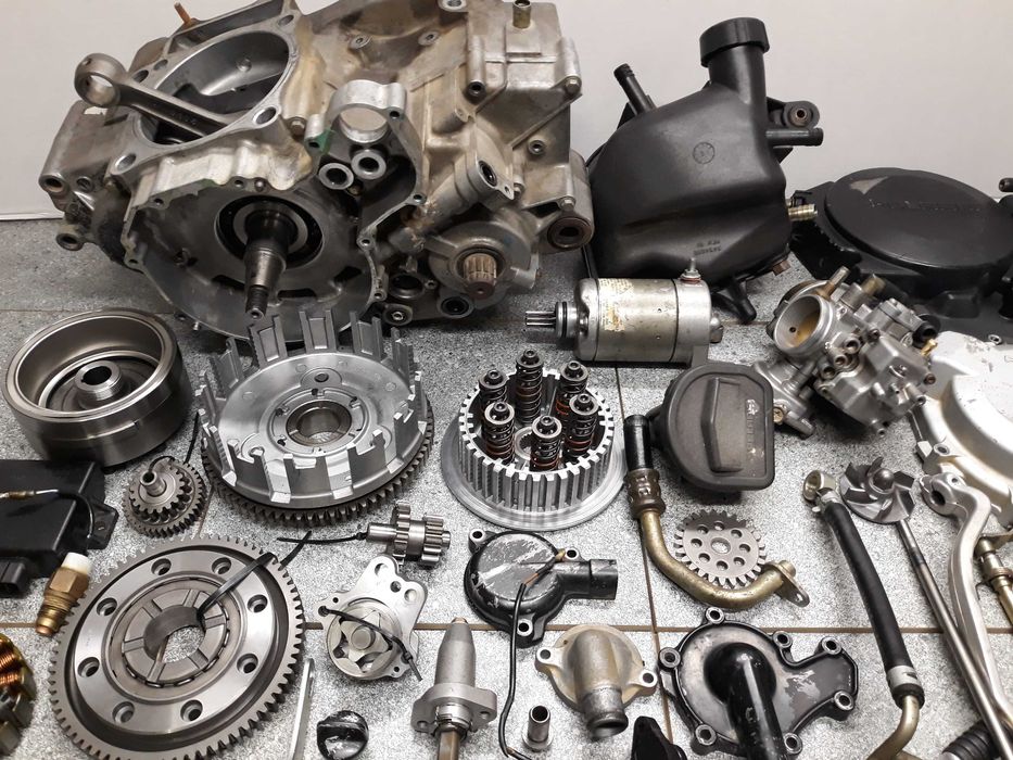 polaris predator 500 kosz kartery pokrywa szklanki stator tarcze wal