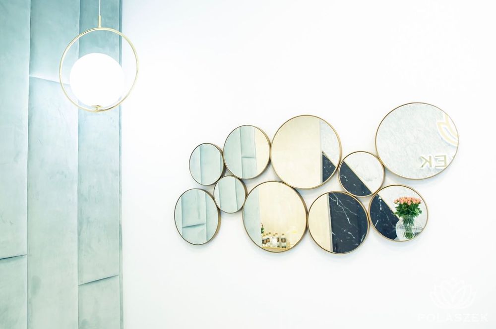 Ściana tapicerowana zielona 296cm x 166cm