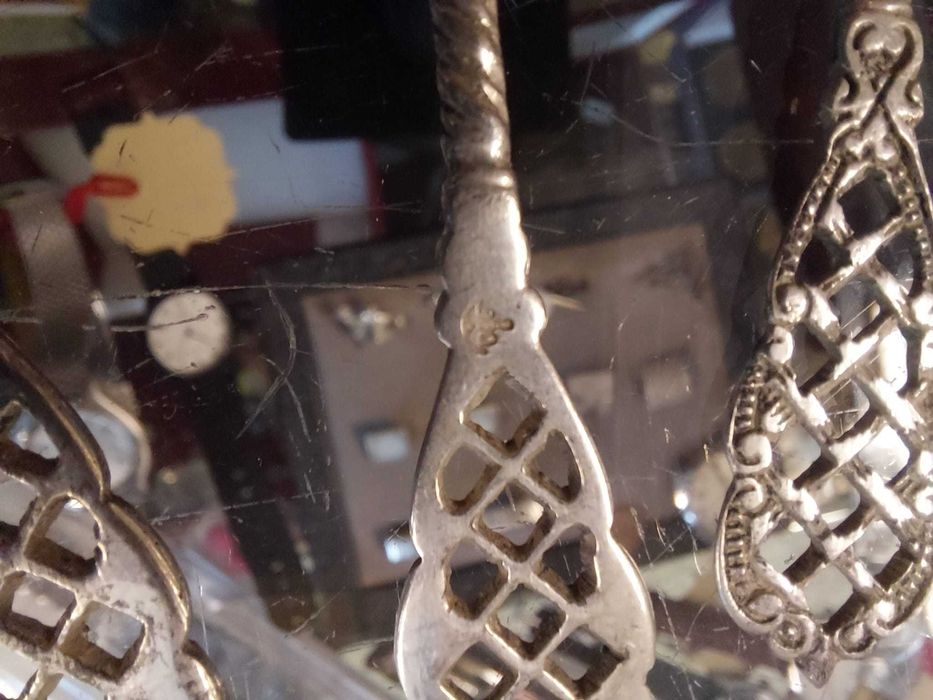 11 Colheres antigas de café Prata 900