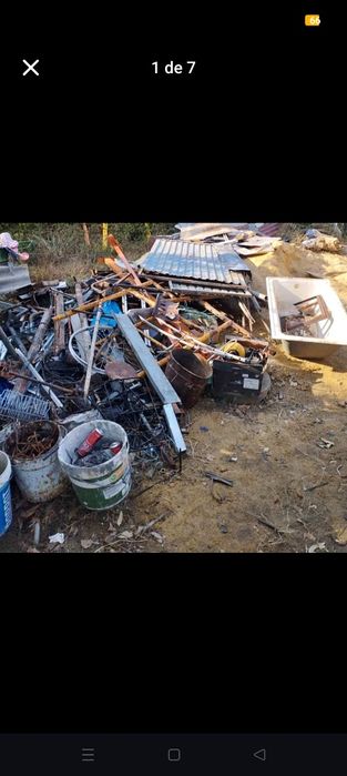 Recolho sucata cobre baterias fazemos limpeza de terrenos