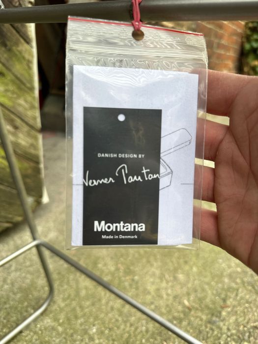 Hokery Verner Panton Montana mod. VP ONE designerskie nowe 2 szt.