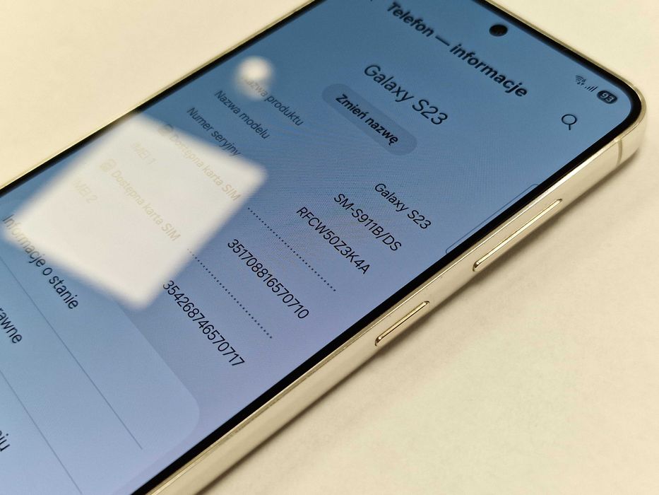 Samsung Galaxy S23 Dual SIM/ 8GB/ 256GB/ Grade A-/ Cream + ładowarka