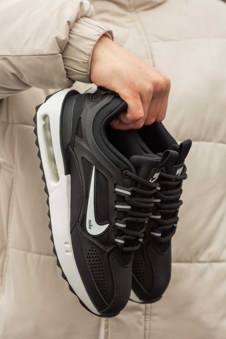Мужские кроссовки Nike Air Max Dawn Black-White Premium. 40-45