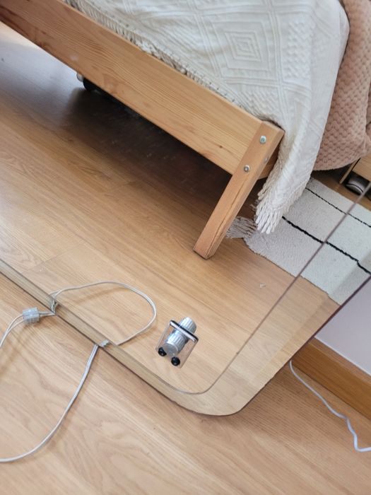 Espelho vintage com iluminação